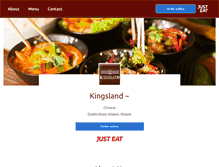 Tablet Screenshot of kingslandtakeaway.com
